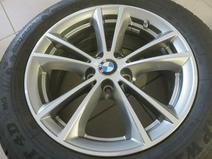 Originální 17 palců hliníková kola BMW řady 5 G30 G31 631 6863417 se zimními koly a pneumatikami