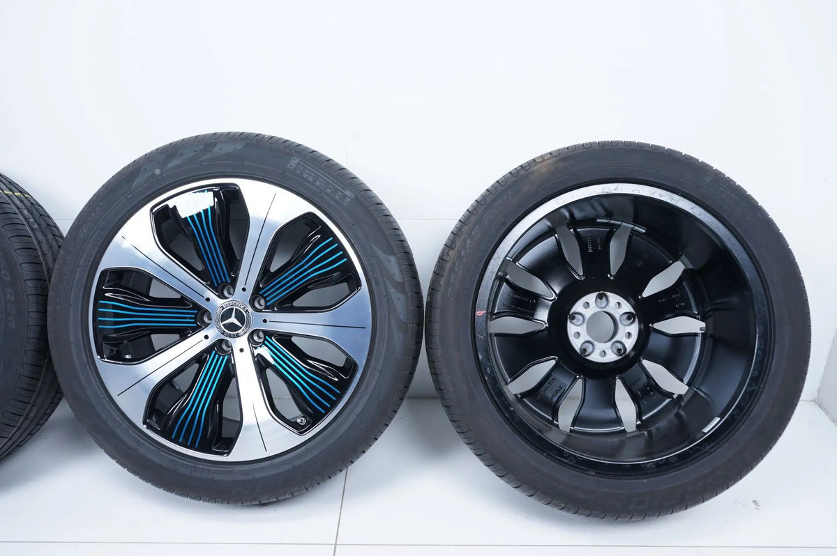 Original Mercedes EQC N293 20 Inch Alloy Wheels Summer Tires 235 50 255 45 R20 8mm Detailansicht 16