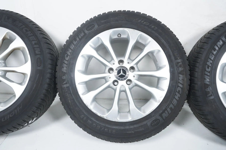 Pneus/jantes hiver Mercedes GLA W156 X156 215/60/17 pouces