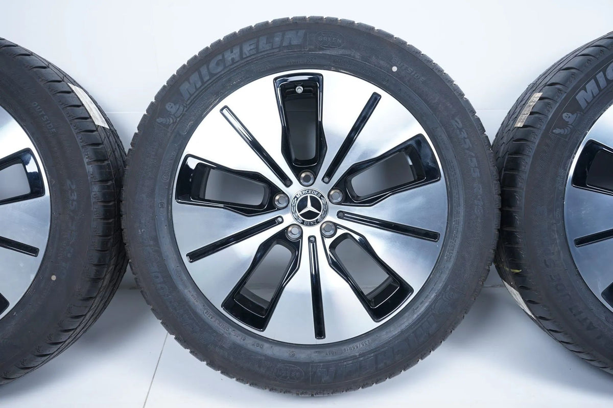 Original Mercedes EQC TOP 19 inch alloy wheels summer tires 235 55 255 50 R19 7mm Detailansicht 4