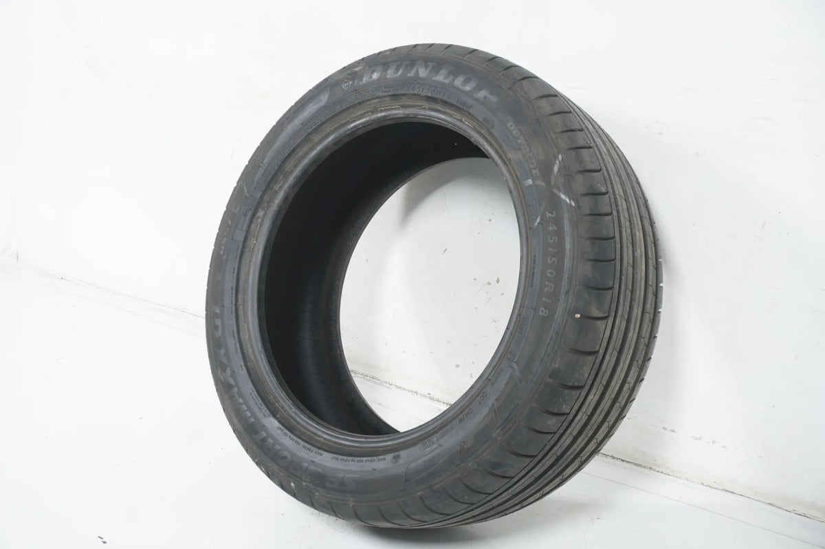 1 x Summer tire 245/50 R18 inch Dunlop DOT15 approx. 7mm tread depth BMW* RFT Detail view 4