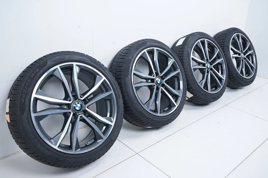 BMW X1 X2 F48 F39 zimní pneumatiky zimní kola 225 45 19 palců