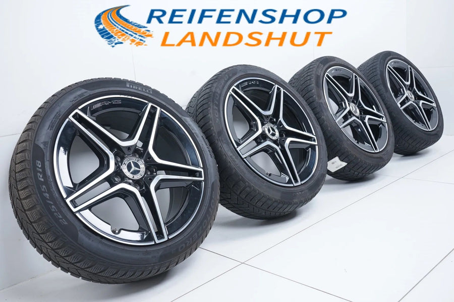 Roues et pneus hiver 18 pouces pour Mercedes Classe AB W177 B247