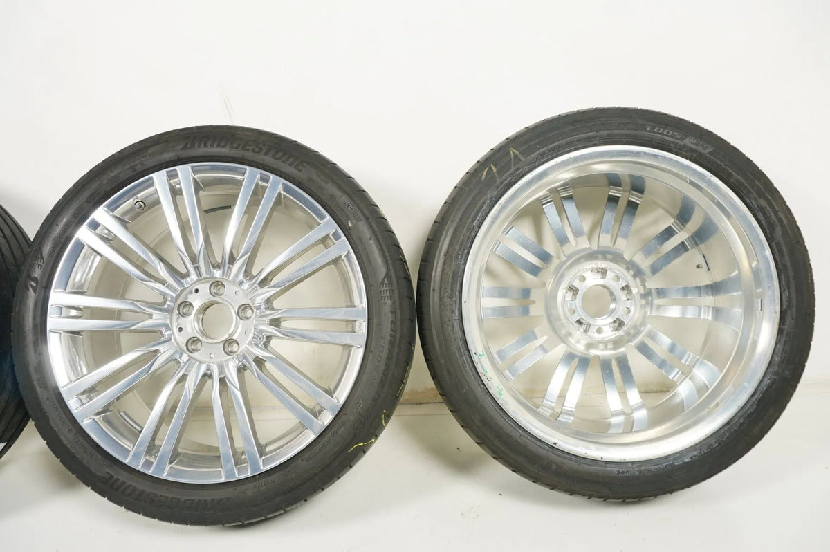 Original Mercedes S-Klasse W223 V223 TOP 20 Zoll Chrom Alufelgen mit neuen Winterreifen