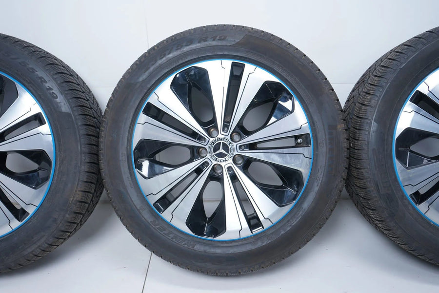 Original Mercedes EQC N293 19 inch alloy wheels winter tires 235 55 255 50 R19 7mm