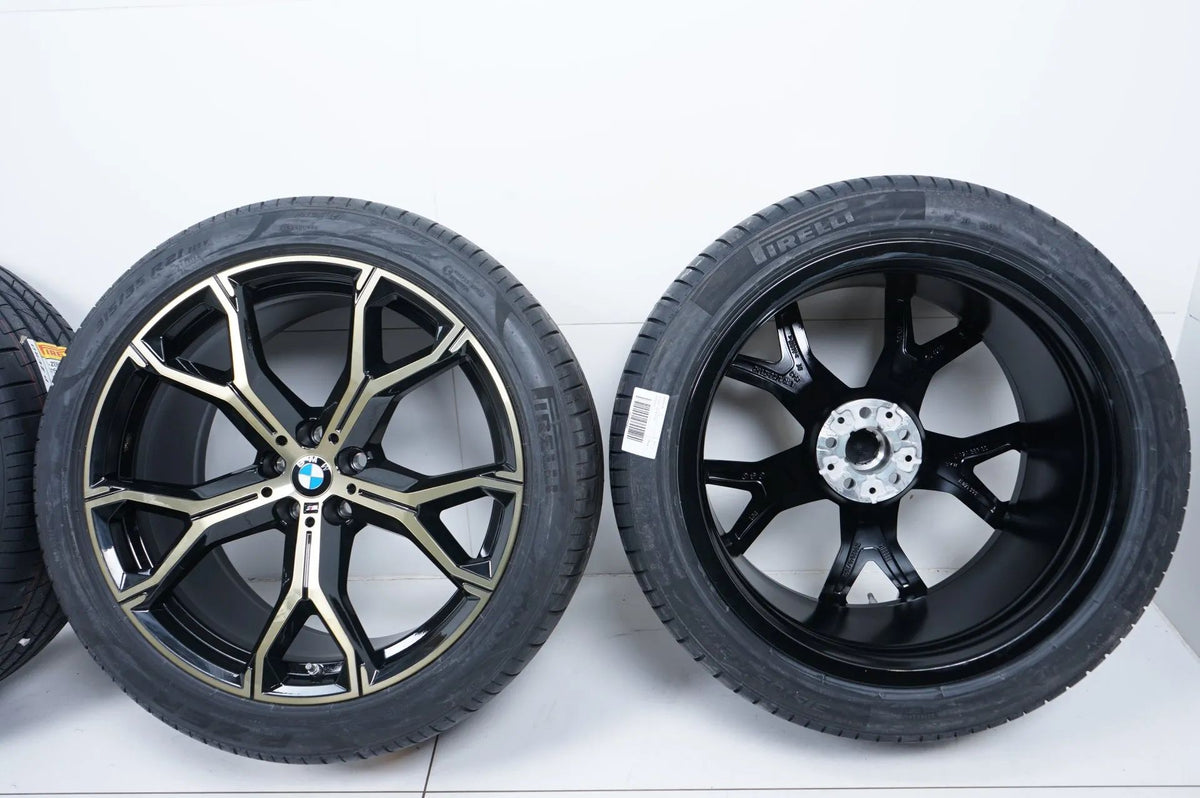 Neu BMW X5 X6 G05 Sommerreifen Sommerräder M741 Gold 21 Zoll Detailansicht 14