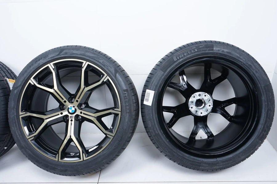 Neu BMW X5 X6 G05 Sommerreifen Sommerräder M741 Gold 21 Zoll