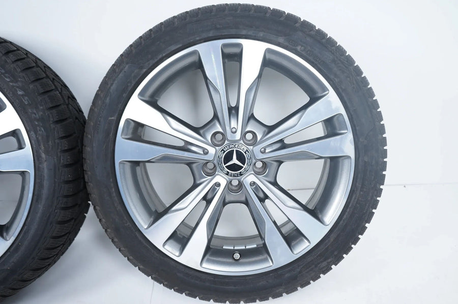 Originele Mercedes C-Klasse W205 S205 18 inch lichtmetalen velgen winterbanden A2054012802