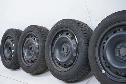 Unknown winter wheels/tires 185/60/15 inch 5 x hole 6J ET
