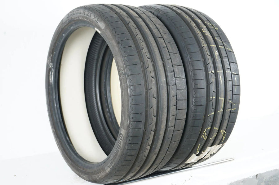 2 x Summer tires Continental 255 35 R21 21 inch DOT22 approx. 6mm AO