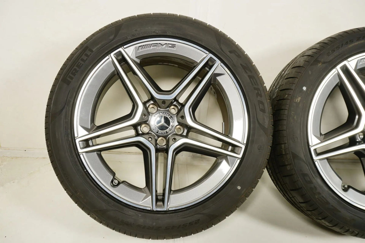 Mercedes S-Klasse W223 V223 AMG Alufelgen mit neuen Winterreifen 255 45 285 40 R19 Detailansicht 4