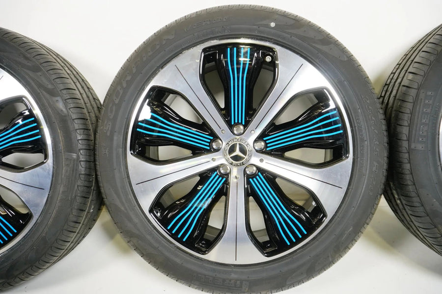 Original Mercedes EQC N293 20 Inch Alloy Wheels Summer Tires 235 50 255 45 R20 8mm