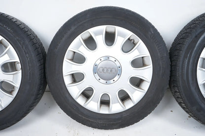 Audi A8 4E D3 Alufelgen Winterräder Winterreifen 235 55 17 Zoll
