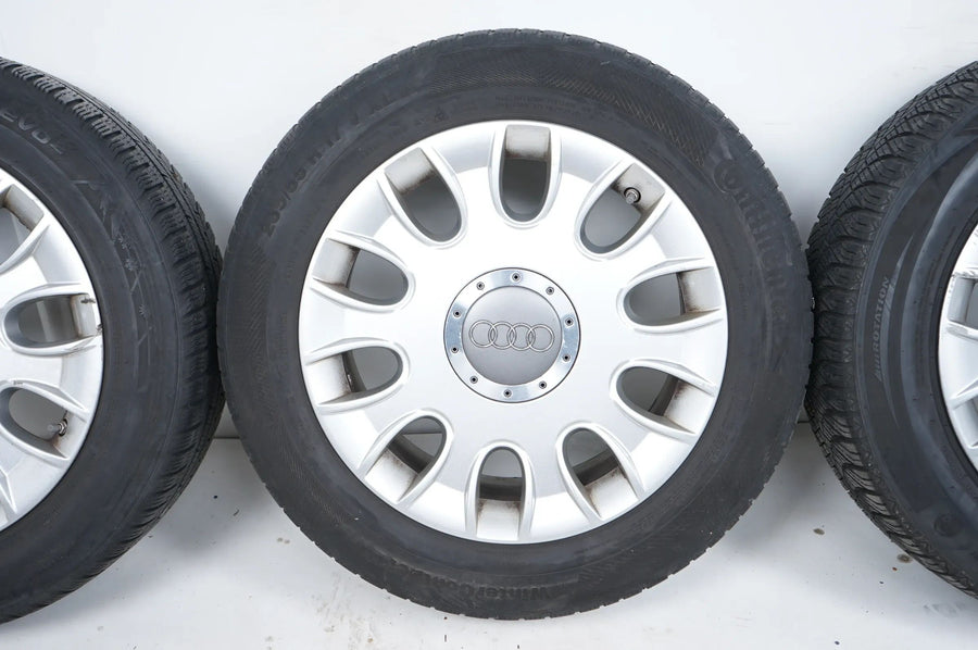 Audi A8 4E D3 Alufelgen Winterräder Winterreifen 235 55 17 Zoll