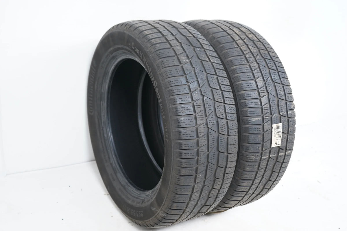 2x Winterreifen Continental 225 55 17 Zoll DOT23/22 ca.4mm