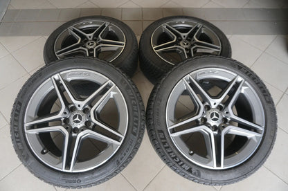 Mercedes C-Klasse C43 AMG W205 S205 18" Alufelgen Winterräder Winterreifen 6mm