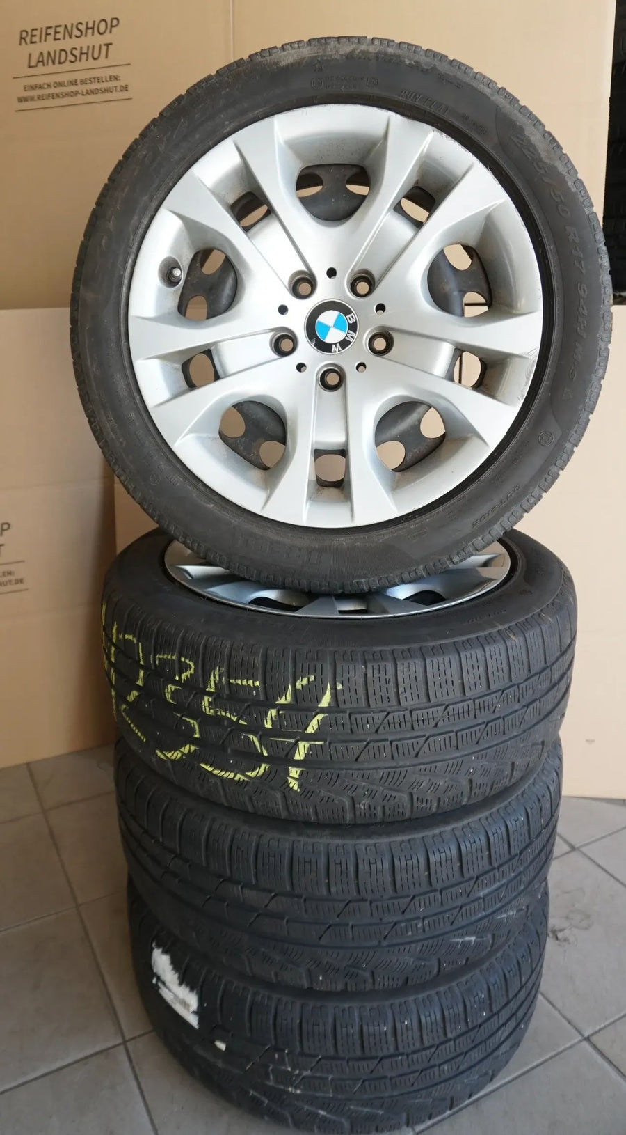 Original BMW X1 E84 jantes acier roues hiver pneus hiver 225 50 R17 94H 2015 5mm