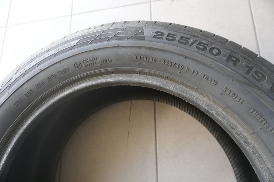 1 X 255 50 R19 103W Summer Tire Continental ContiSportContact 5 MO 2016 7mm