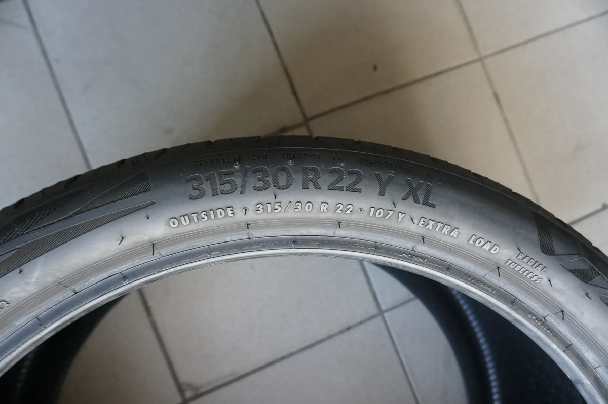 1 X 315 30 R22 107Y Sommerreifen Continental EcoContact 6 * 2022 5,5mm Detailansicht 4