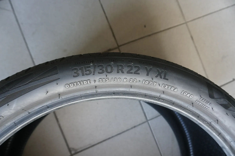 1 X 315 30 R22 107Y Sommerreifen Continental EcoContact 6 * 2022 5,5mm