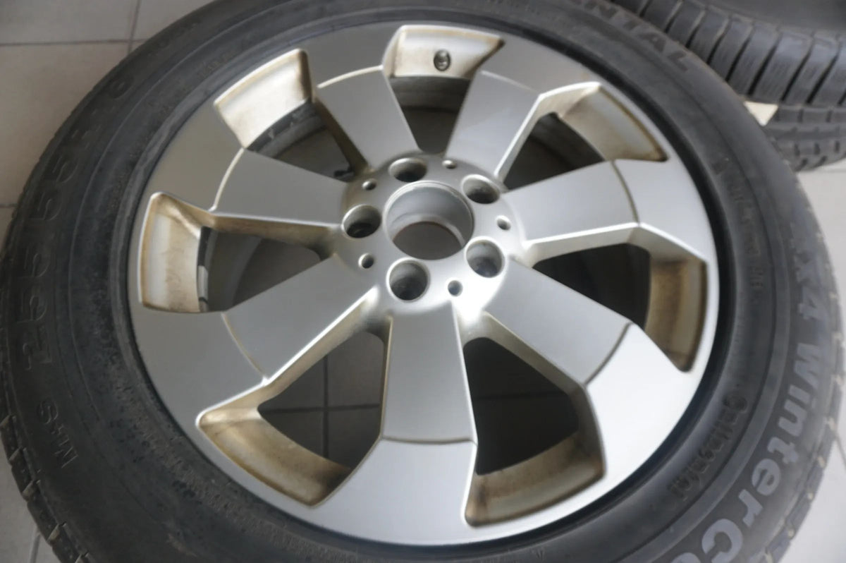 D’origine Mercedes ML GLE W166 Jantes en alliage Roues hiver Pneus hiver 255 55 R18 6mm Vue détaillée 2