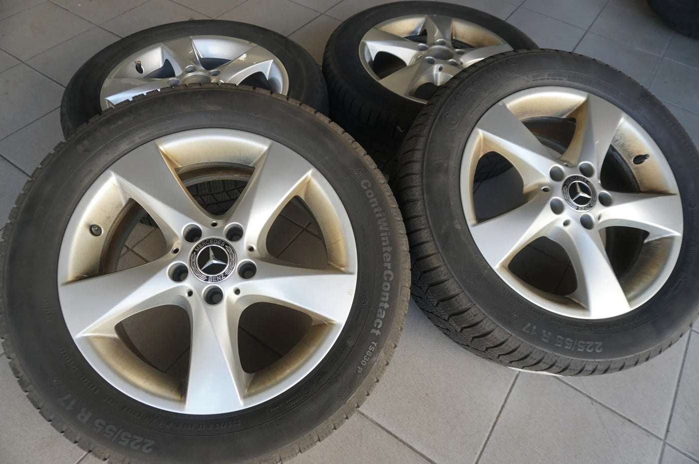 Original Mercedes V-Class Vito W447 17 inch Alloy Wheels Winter Wheels Winter Tires