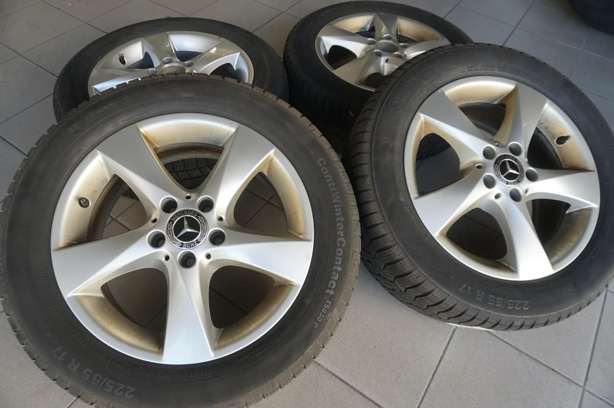 Cerchi in lega originali Mercedes Classe V Vito W447 da 17 pollici con ruote invernali e pneumatici invernali