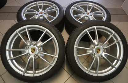Original Porsche 911 992 19 20 Inch Alloy Wheels TOP Winter Tires Winter Wheels