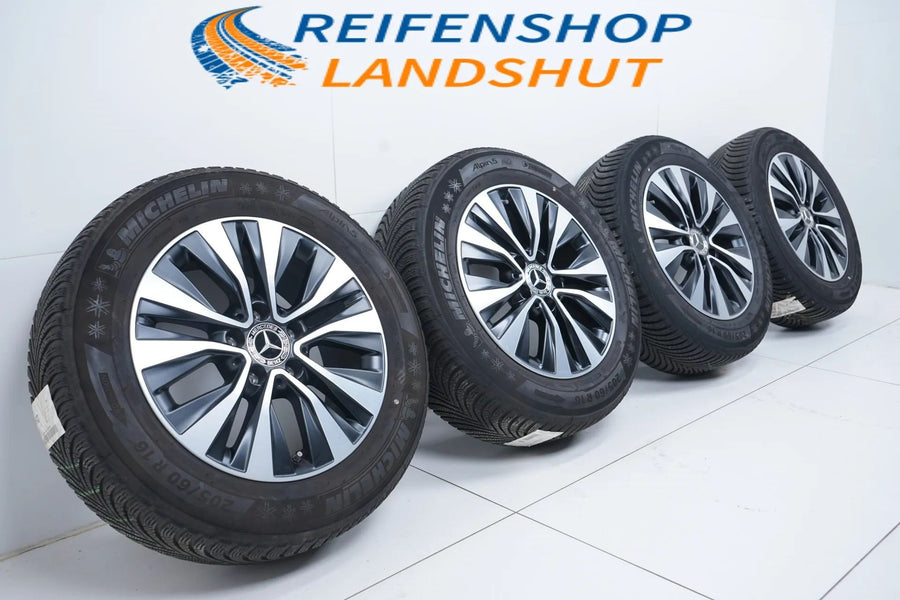 Roues et pneus hiver 16 pouces pour Mercedes Classe AB W177 W247