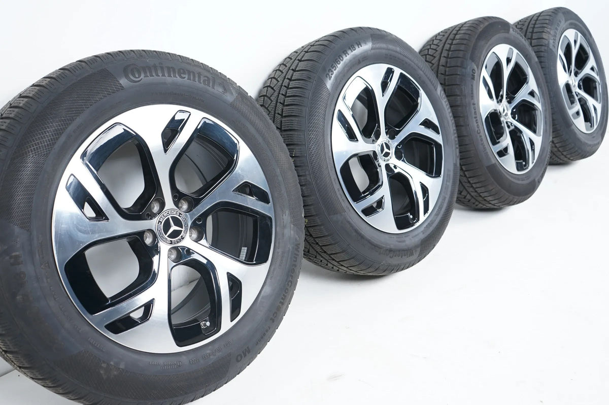 Original Mercedes GLC X254 alufælge TOP vinterhjul vinterdæk 235 60 R18 7mm Detaljevisning 2