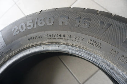 1 X 205 60 R16 92V Sommerreifen Continental ContiEcoContact 5 MO 2019 6mm