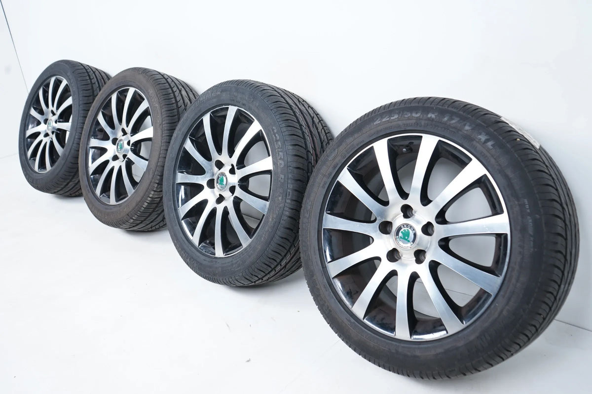 Skoda Yeti Sommerräder Sommerreifen 225 50 17 Zoll 5L0601025D Detailansicht 8