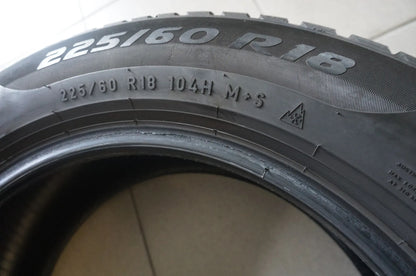 2 X 225 60 R18 104H Winterreifen Pirelli SottoZero 3* 2020 4,5mm