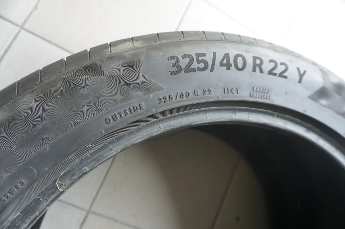 1 X 325 40 R22 114Y Sommerreifen Continental PremiumContact 6 MO-S 2019 6mm Detailansicht 3