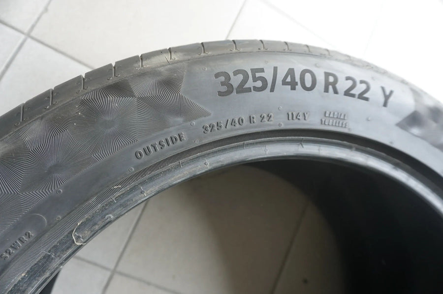 1 X 325 40 R22 114Y Sommerreifen Continental PremiumContact 6 MO-S 2019 6mm