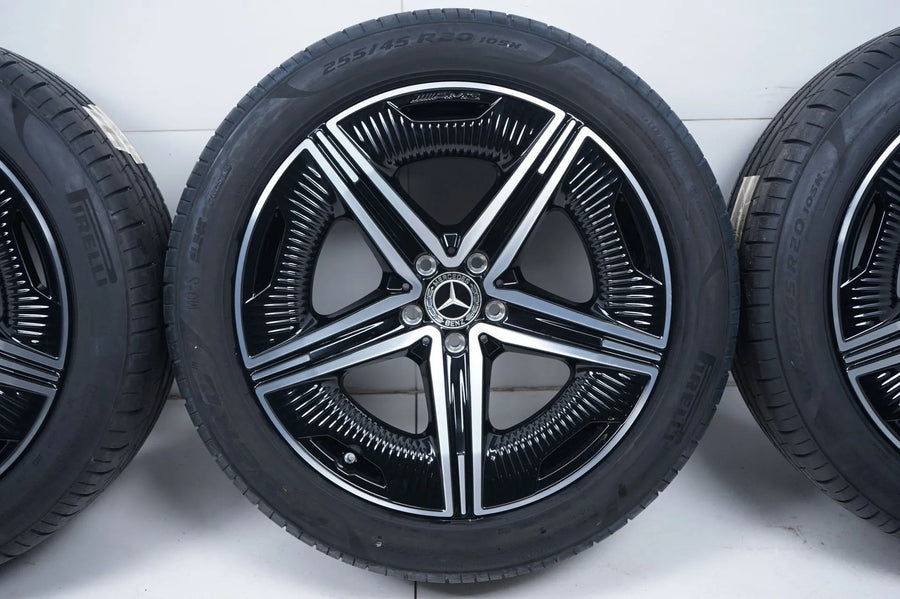 New Mercedes EQS V297 W297 summer wheels, summer tires, 20 inch