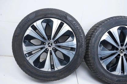 Original Mercedes EQC 19 inch alloy wheels winter tires winter wheels 235 55 R19 7mm