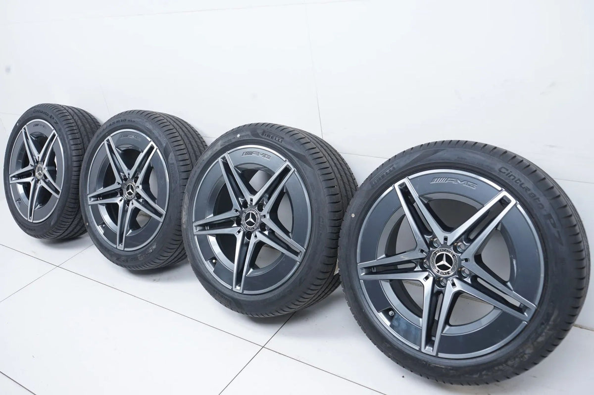 Mercedes C Class W206 summer tires, summer wheels AMG 18 inch Detailansicht 7