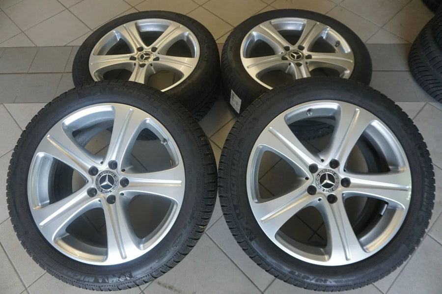 Cerchi in lega originali Mercedes Classe E W213, ruote invernali, pneumatici invernali 245 45 R18