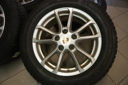 Original Porsche Cayenne 92A 958 Alufelgen Winterräder Winterreifen 255 55 R18