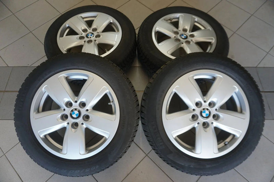 Jantes alu d'origine BMW Série 1 F40 Série 2, roues hiver, pneus hiver 6mm