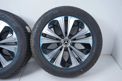 Original Mercedes EQC N293 19 inch alloy wheels winter tires 235 55 255 50 R19 7mm