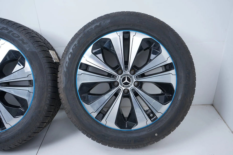 Original Mercedes EQC N293 19 inch alloy wheels winter tires 235 55 255 50 R19 7mm
