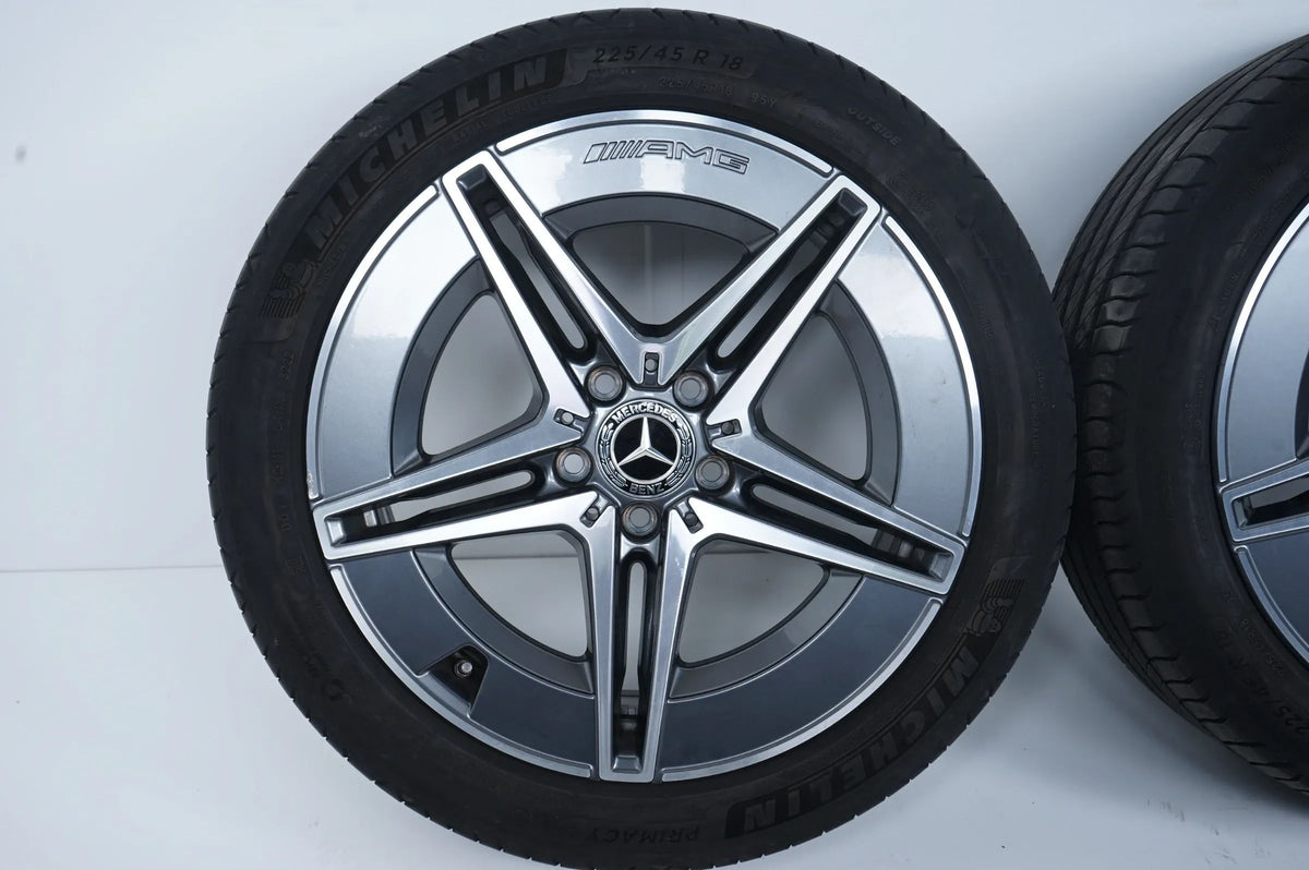 Mercedes C Class W206 summer tires, summer wheels AMG 18 inch Detailansicht 3
