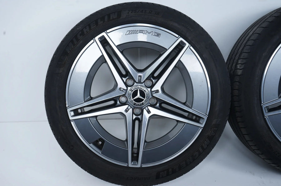 Mercedes C Class W206 summer tires, summer wheels AMG 18 inch