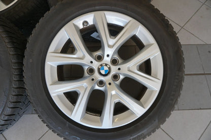 Jantes alliage d'origine BMW X1 F48 X2 F39 roues hiver pneus hiver 205 60 R17 pouces