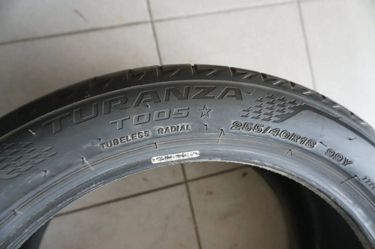 1 X 255 40 R18 99Y summer tire Bridgestone Turanza T005 * 6mm Detailansicht 3