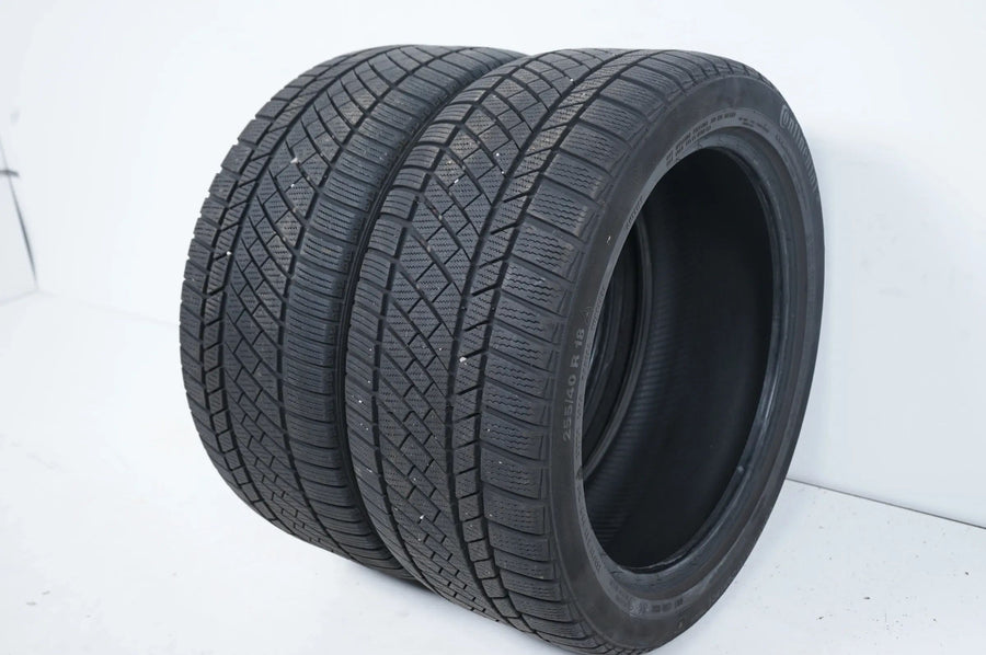 2 x Winterreifen Continental 255 40 18 Zoll DOT15 Bmw* ca.6mm