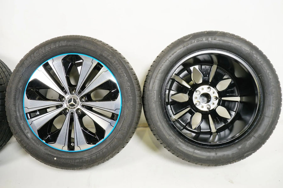Original Mercedes EQC N293 Alloy Wheels Summer Tires 235 55 R19 Inch
