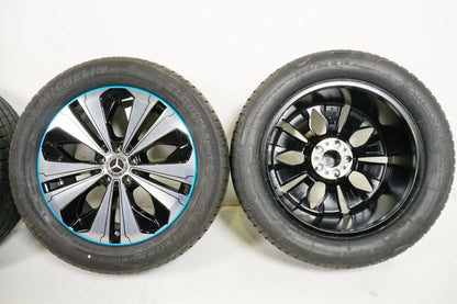Original Mercedes EQC N293 Alufelgen Winterräder mit neuen Winterreifen 235 55 R19 Zoll